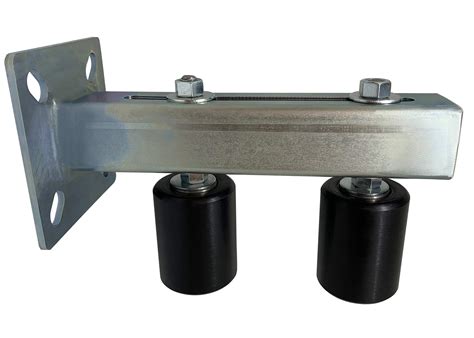 sliding gate rollers for box steel|sliding gate top guide roller.